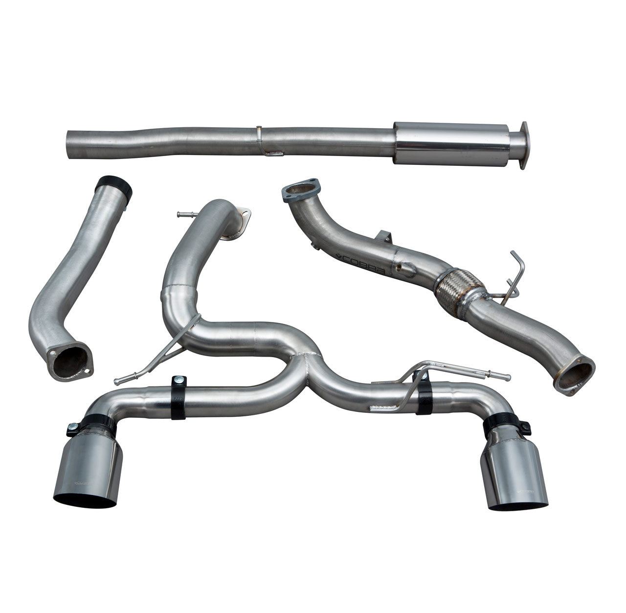 Ford Focus RS (MK3) Venom Box Delete Race Turbo Back Performance Exhaust