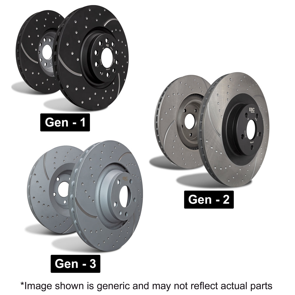 EBC GD Series Slotted and Dimpled Sport Discs (Pair) GD1576