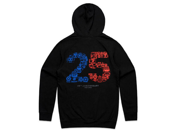 TS Hoodie Black (25 Years) M