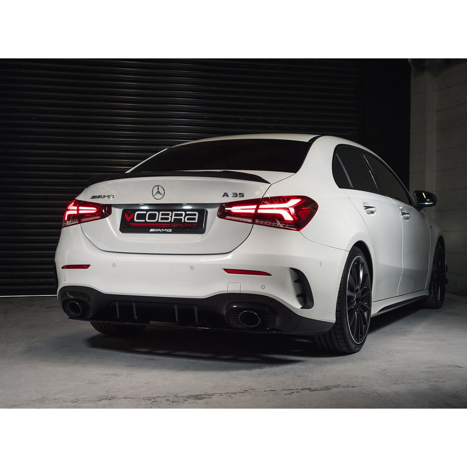 Mercedes-AMG A 35 Saloon GPF Back Rear Box Delete Race Performance Exhaust