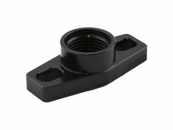 Billet Turbo Drain adapter with Silicon O-ring. 38 - 44mm slotted hole centre - small frame universal fit.