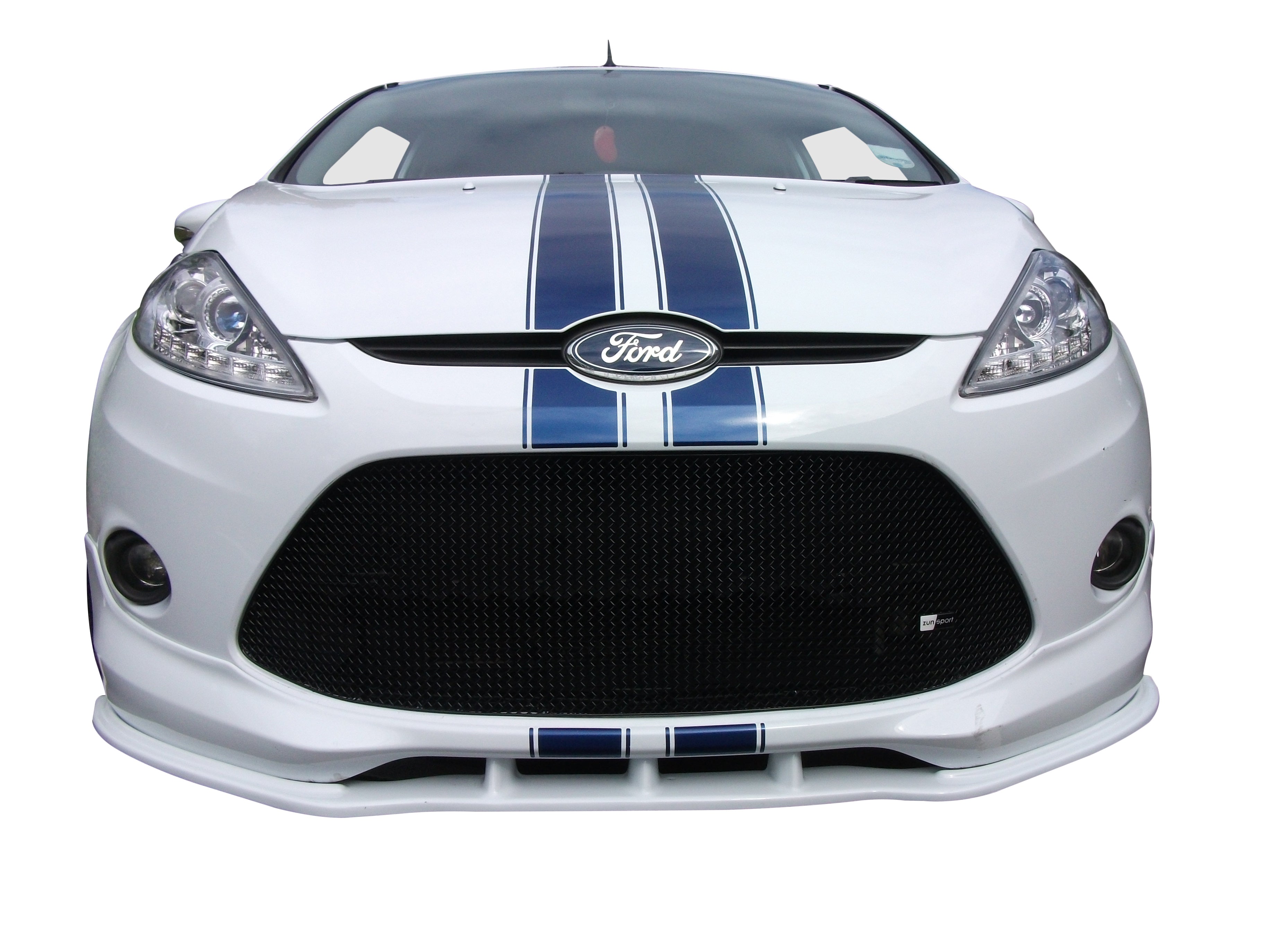Zunsport Ford Fiesta MK7 2008-2012 Front Lower Grille Black