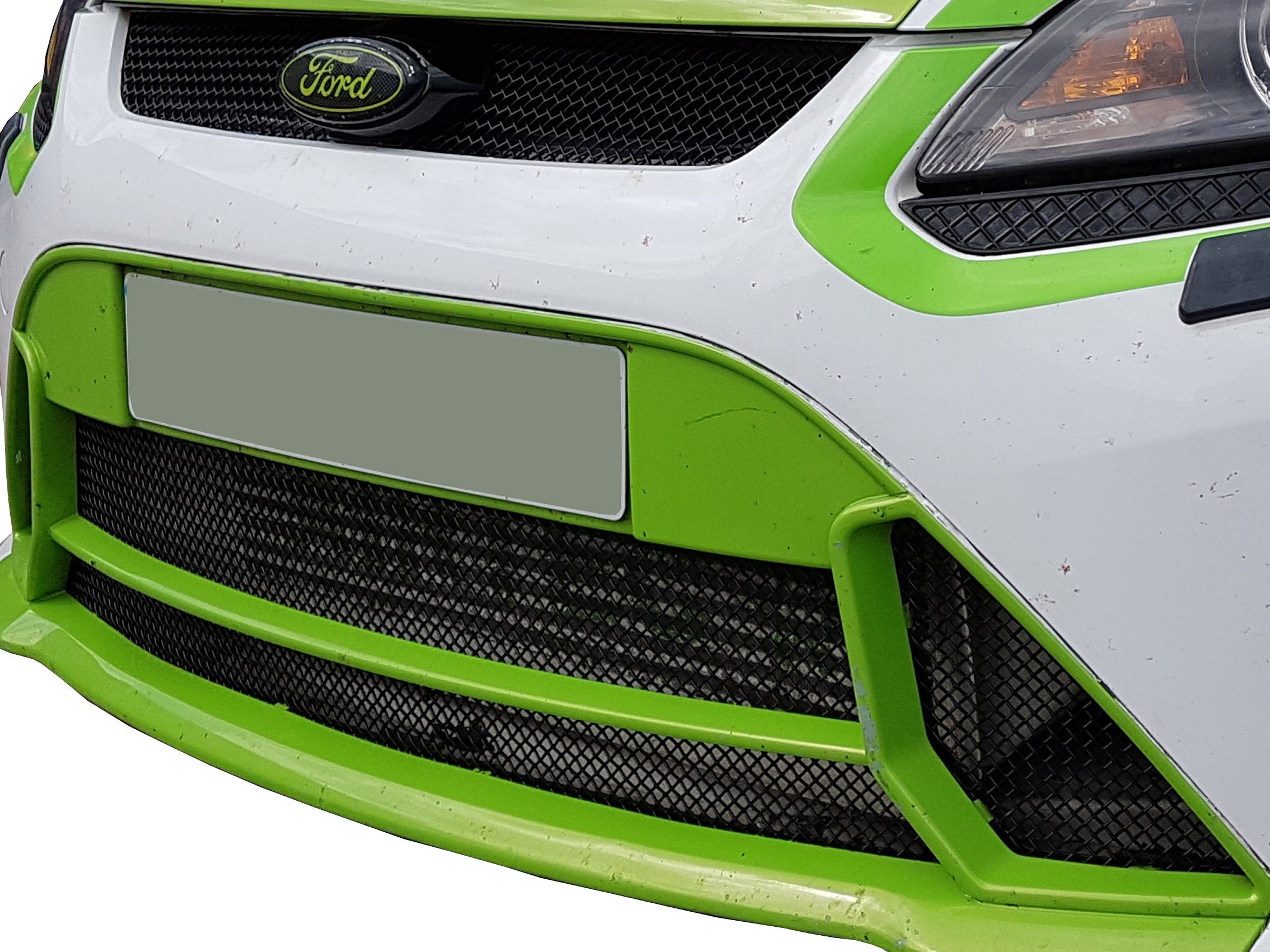 Zunsport Ford Focus MK2 RS With Locking Mechanism 2008 - 2010 Full Grille Set Black