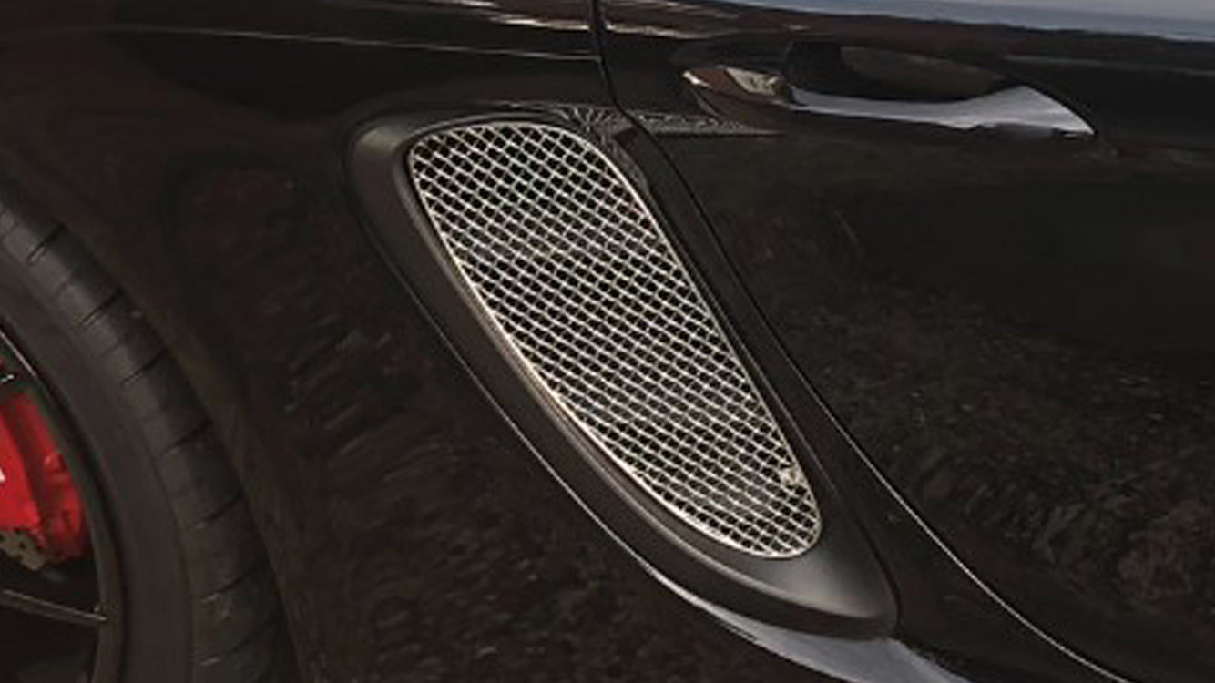 Zunsport Porsche Boxster / Cayman 718 - New outer Design 2016 - 2020 Side Vent Grille Set