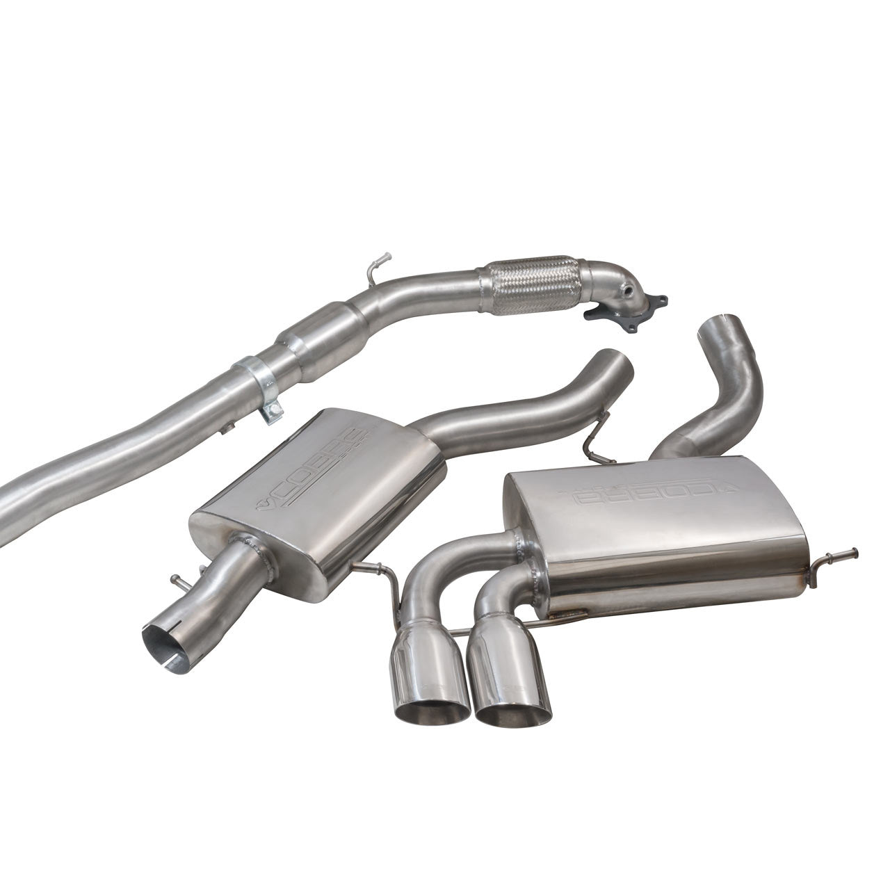 Audi A3 (8P) 2.0 TFSI Quattro (3 Door) Turbo Back Performance Exhaust