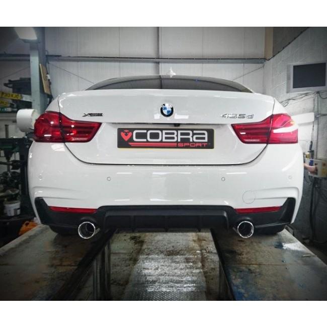 BMW 435D (F32/F33/F36) 440i Style Dual Exit Exhaust Conversion