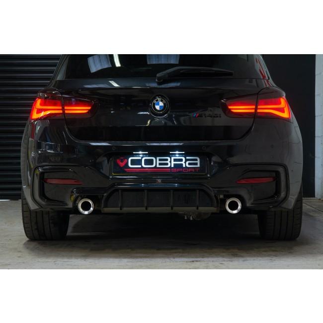 BMW M135i Exhaust Tailpipes - Larger 3.5