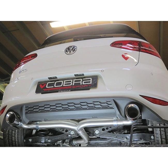VW Golf GTD (Mk7) 2.0 TDI (5G) (14-17) GTI Style Cat Back Performance Exhaust