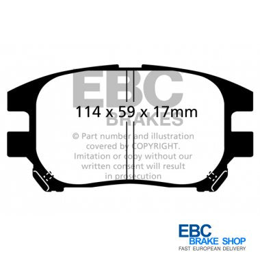 EBC Ultimax Brake Pads DP1658