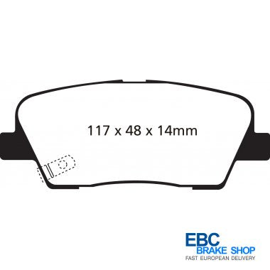 EBC Ultimax Brake Pads DP1806