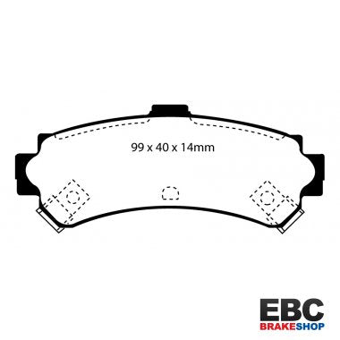 EBC Greenstuff Brake Pads DP21067