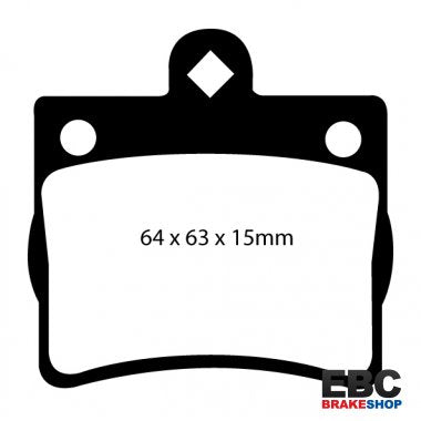 EBC Greenstuff Brake Pads DP21135