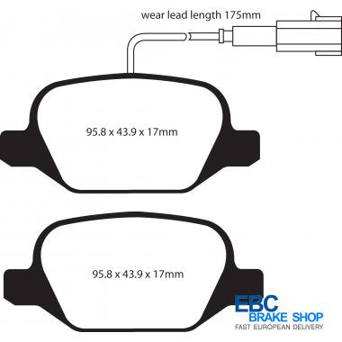 EBC Greenstuff Brake Pads DP21430/2