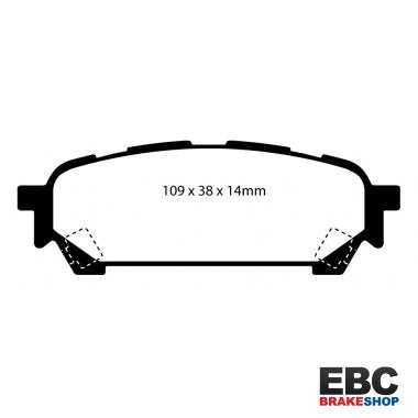 EBC Greenstuff Brake Pads DP21687