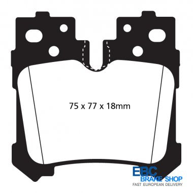 EBC Greenstuff Brake Pads DP21812