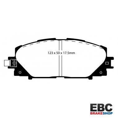 EBC Greenstuff Brake Pads DP21817