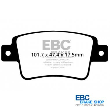 EBC Greenstuff Brake Pads DP22101