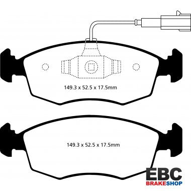 EBC Greenstuff Brake Pads DP22141