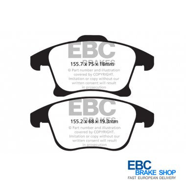 EBC Greenstuff Brake Pads DP22159