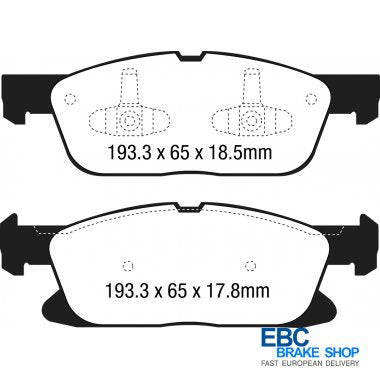 EBC Greenstuff Brake Pads DP23046