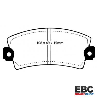 EBC Greenstuff Brake Pads DP2317