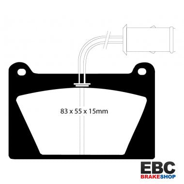 EBC Greenstuff Brake Pads DP2627