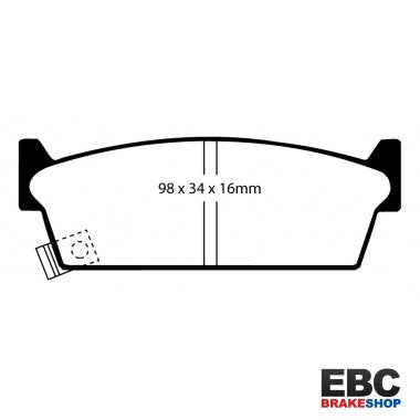 EBC Greenstuff Brake Pads DP2686/2