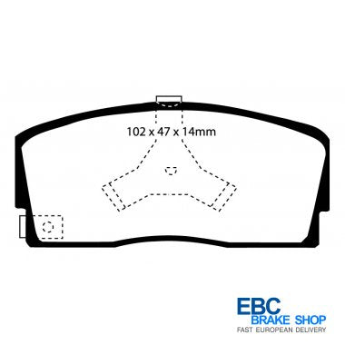 EBC Greenstuff Brake Pads DP2765