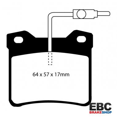 EBC Greenstuff Brake Pads DP2816