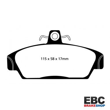 EBC Greenstuff Brake Pads DP2817