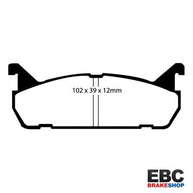 EBC Greenstuff Brake Pads DP2828