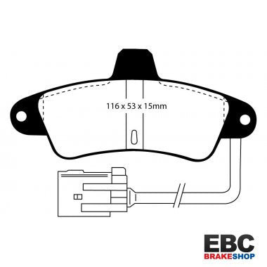 EBC Greenstuff Brake Pads DP2965