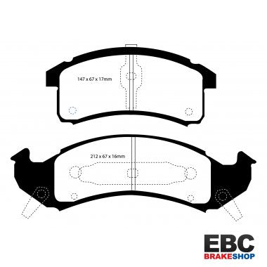 EBC Redstuff Brake Pads DP31271C