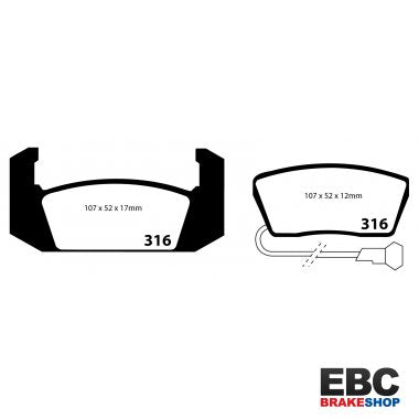 EBC Ultimax Brake Pads DP316