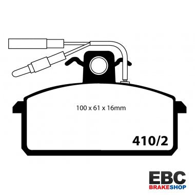 EBC Ultimax Brake Pads DP410/2