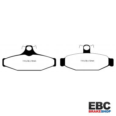 EBC Yellowstuff Brake Pads DP41167R