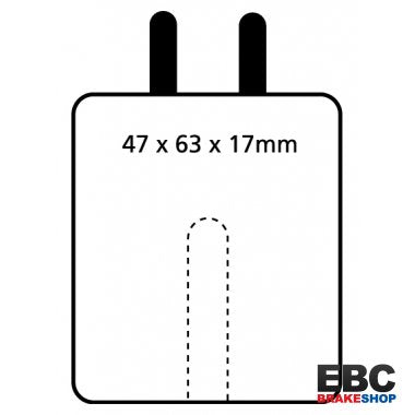 EBC Yellowstuff Brake Pads DP4120R