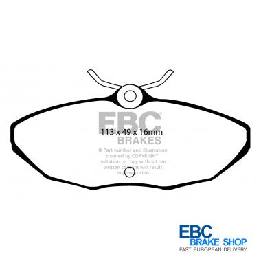 EBC Yellowstuff Brake Pads DP41221/2R