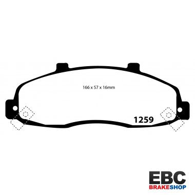 EBC Yellowstuff Brake Pads DP41259R