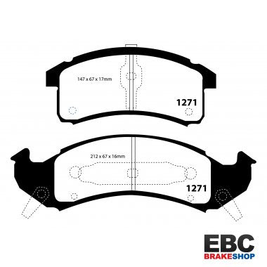 EBC Yellowstuff Brake Pads DP41271R