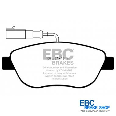 EBC Yellowstuff Brake Pads DP41383/2R