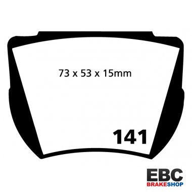 EBC Yellowstuff Brake Pads DP4141R