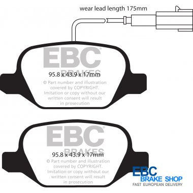 EBC Yellowstuff Brake Pads DP41430/2R