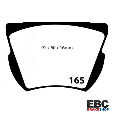 EBC Yellowstuff Brake Pads DP4165R