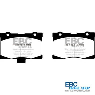 EBC Yellowstuff Brake Pads DP41735R