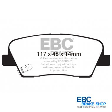 EBC Yellowstuff Brake Pads DP41806R