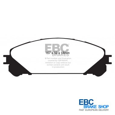 EBC Yellowstuff Brake Pads DP41837R