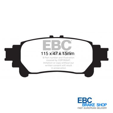 EBC Yellowstuff Brake Pads DP41850R