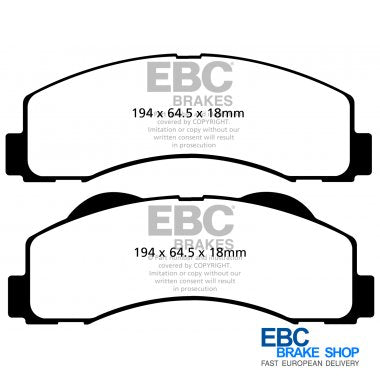 EBC Yellowstuff Brake Pads DP41855R