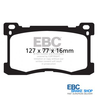 EBC Yellowstuff Brake Pads DP41882R